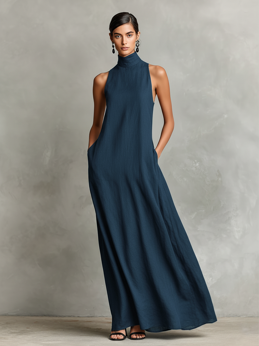 Caterina | Robe longue minimaliste