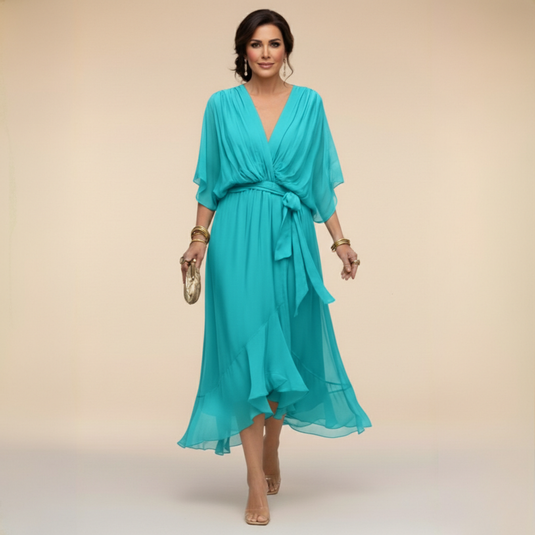 Monica | Robe col V