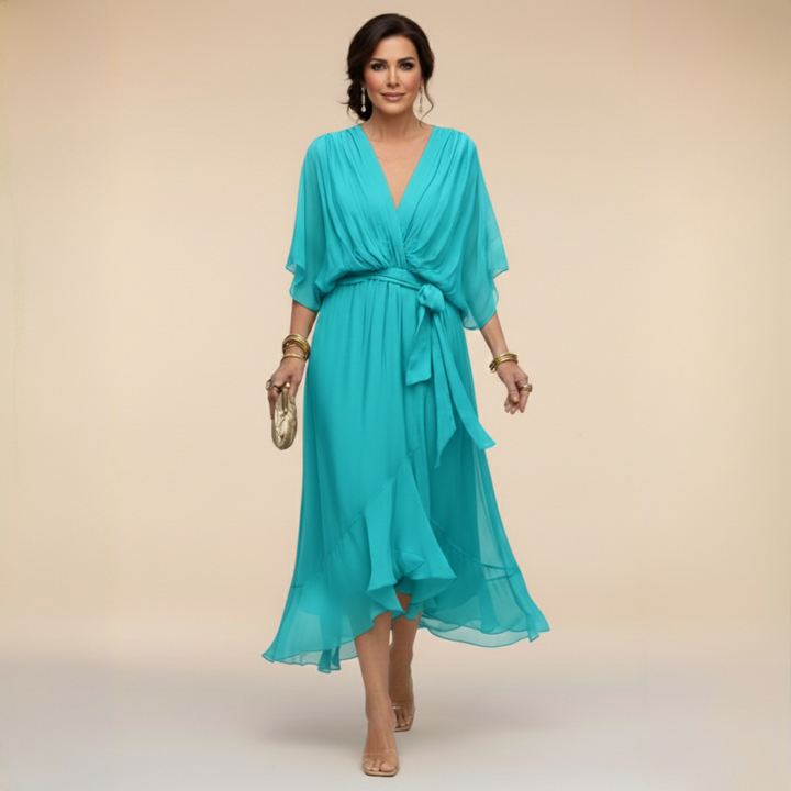 Monica | Robe col V