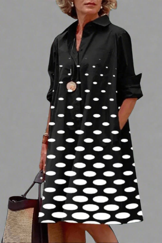 Estellea | Robe midi raffinée et élégante