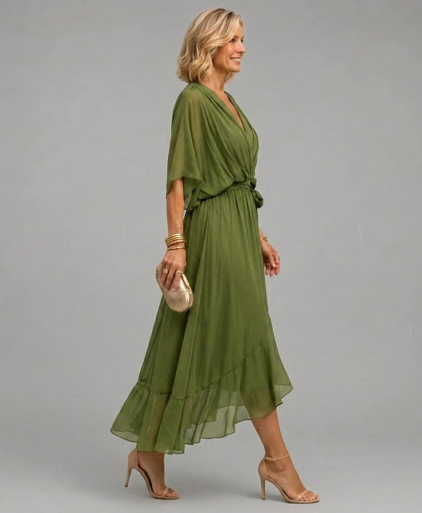 Monica | Robe col V