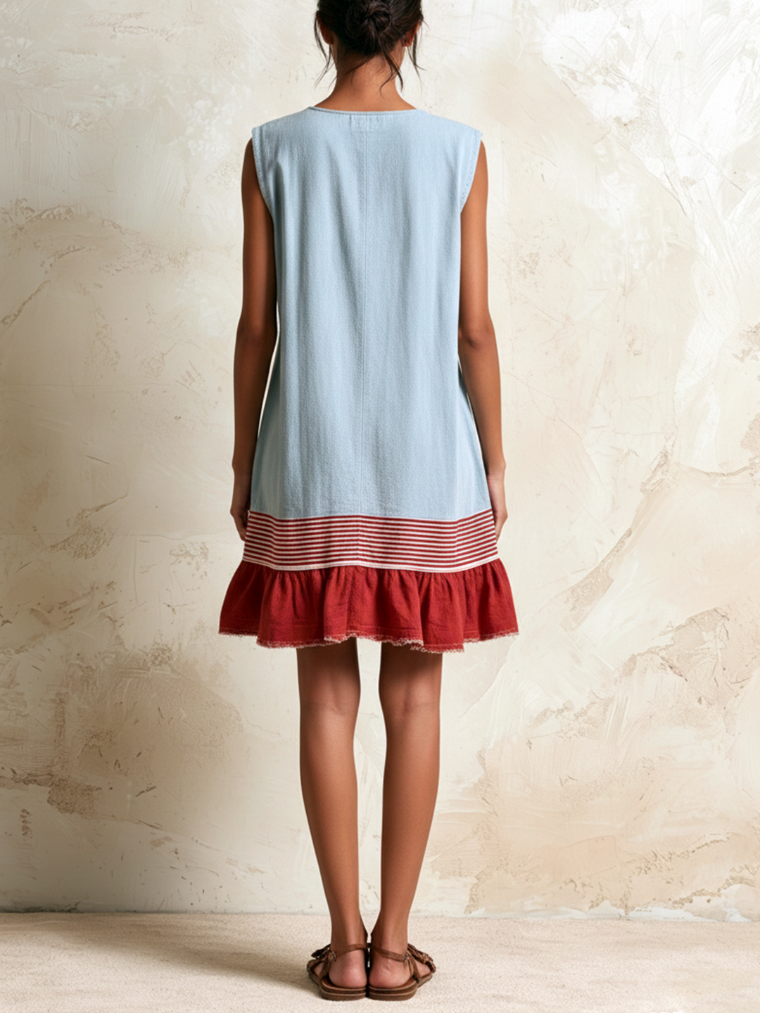 Hazel™ | Robe Tunique avec Volant à l&