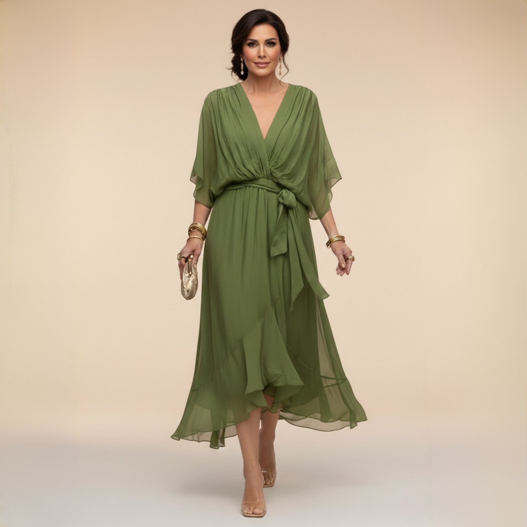 Monica | Robe col V