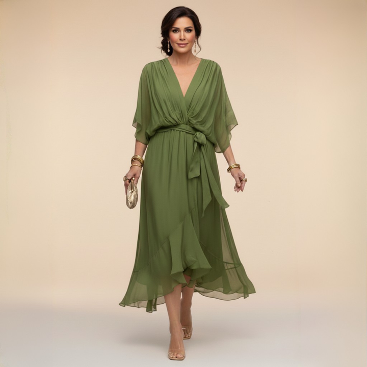 Monica | Robe col V