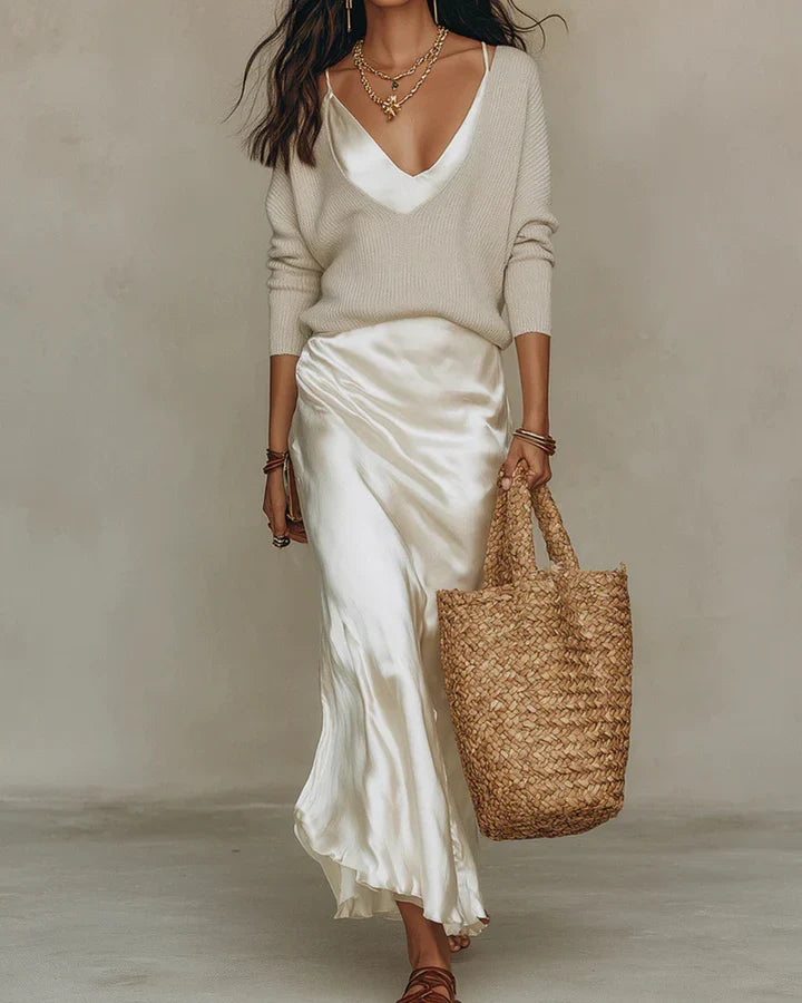 Niketa | Elegant Two-Piece Maxi Set