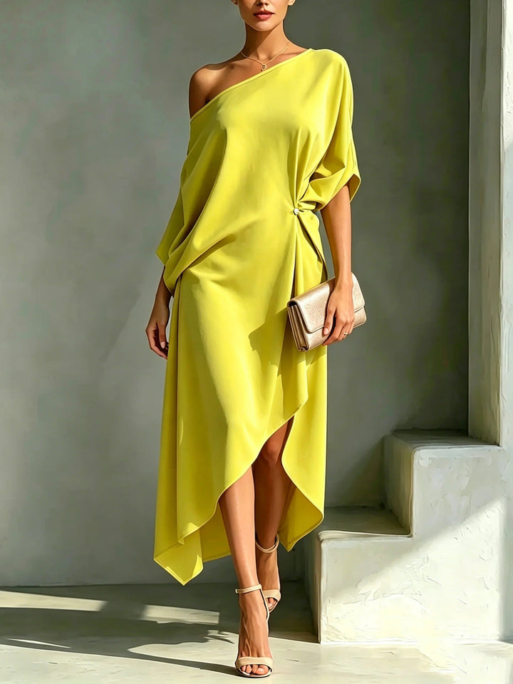 Clara | Robe Asymétrique Élégante