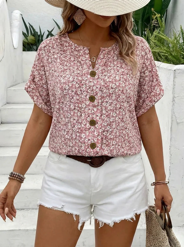 Astrid | Chemisier Chic à Imprimé Floral