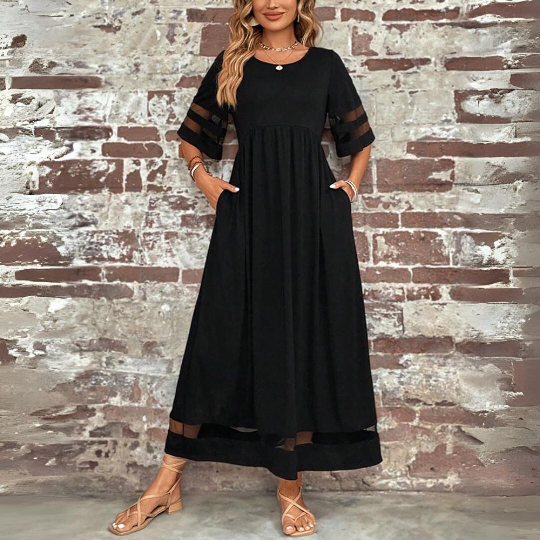 Aubrey™ | Robe Midi Affinante avec Lissage du Ventre