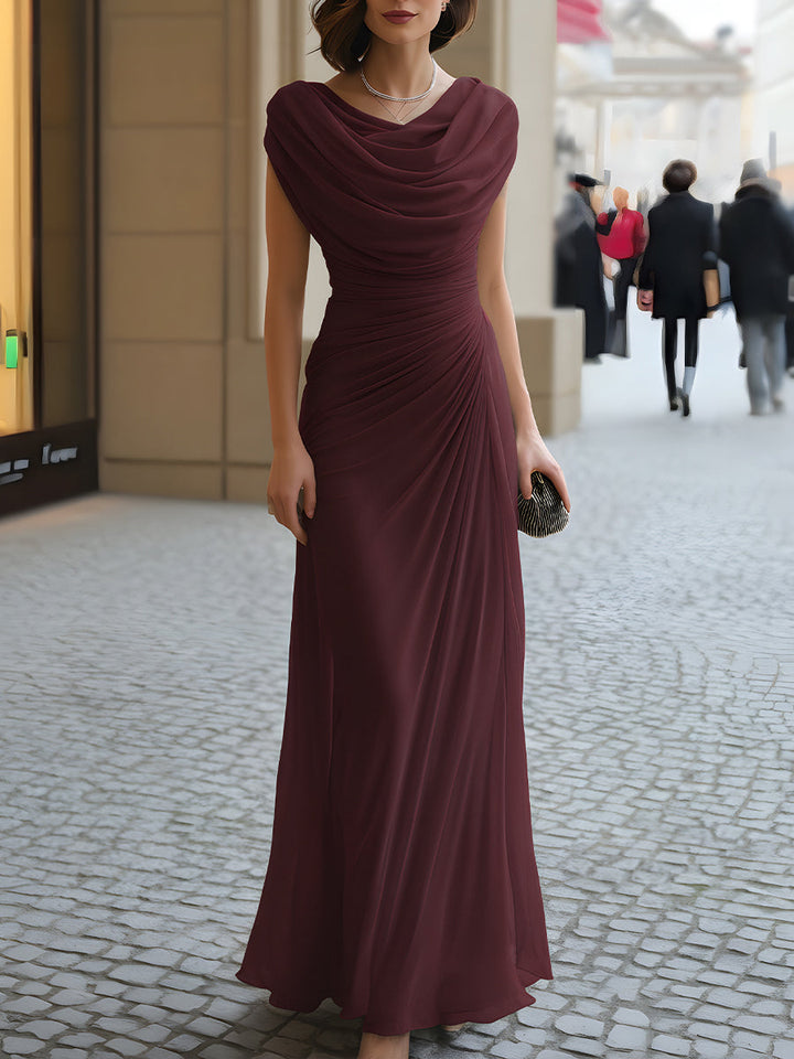 Grace™ | Robe Maxi Drapée Élégante