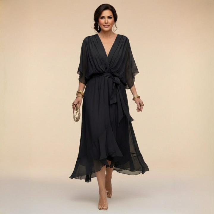 Monica | Robe col V