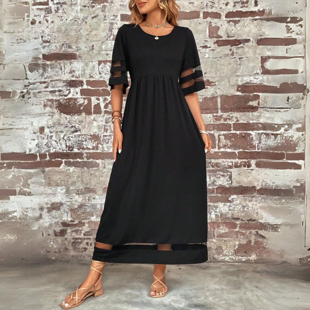 Aubrey™ | Robe Midi Affinante avec Lissage du Ventre