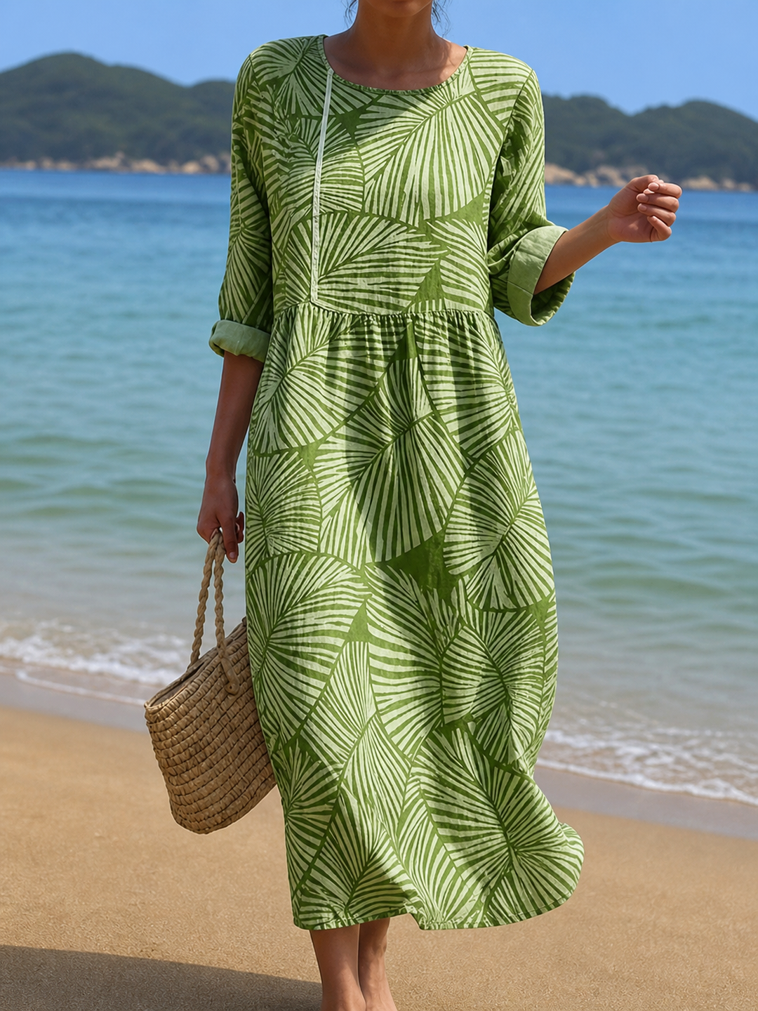 Mathilde | Robe décontractée pour femme avec imprimé floral