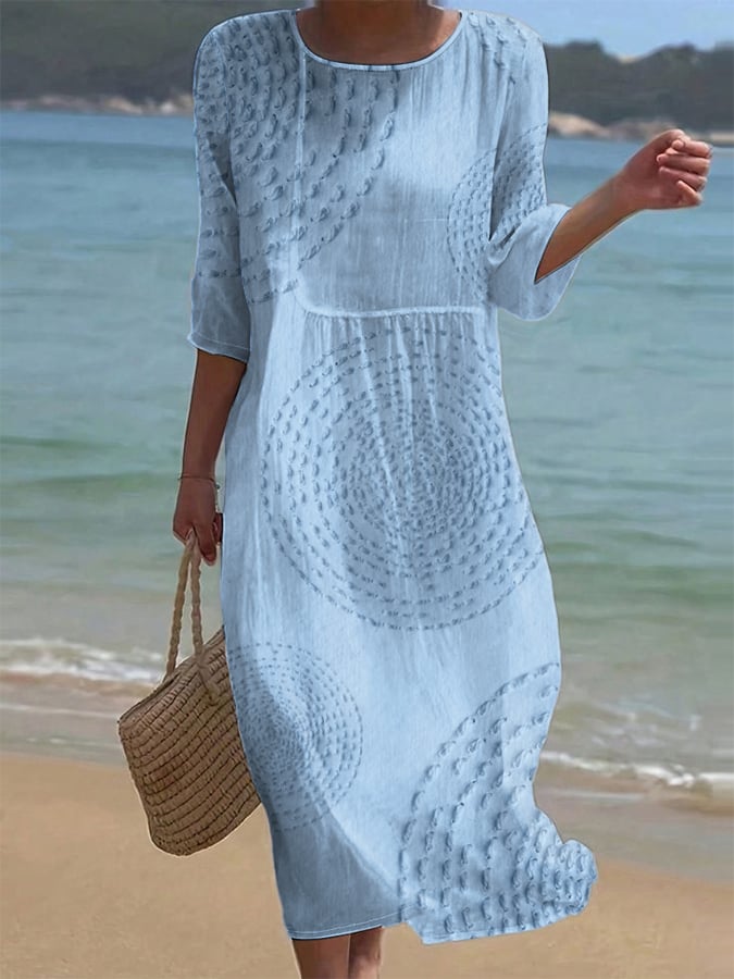 Gabrielle | Robe casual femme brodée