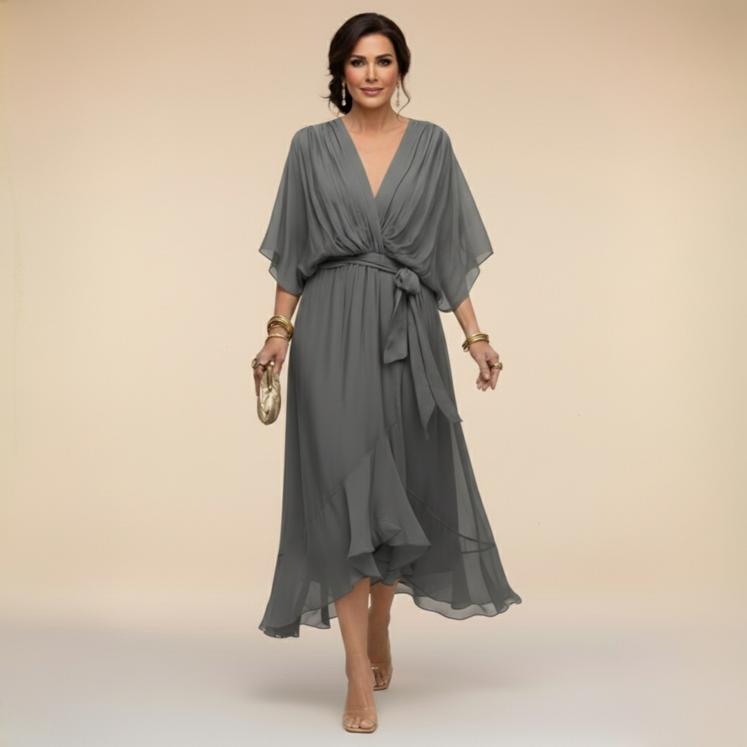 Monica | Robe col V
