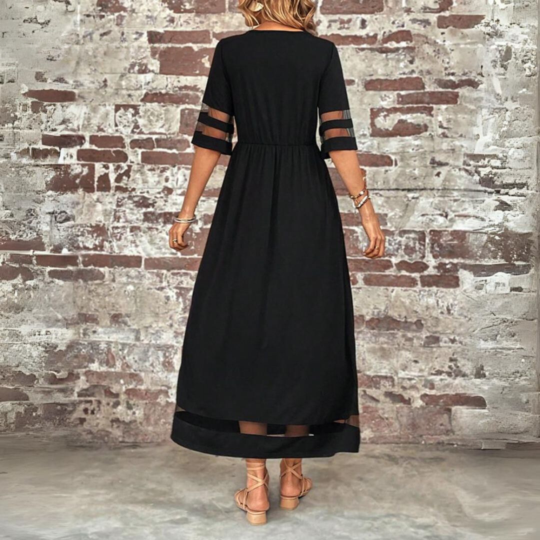 Aubrey™ | Robe Midi Affinante avec Lissage du Ventre