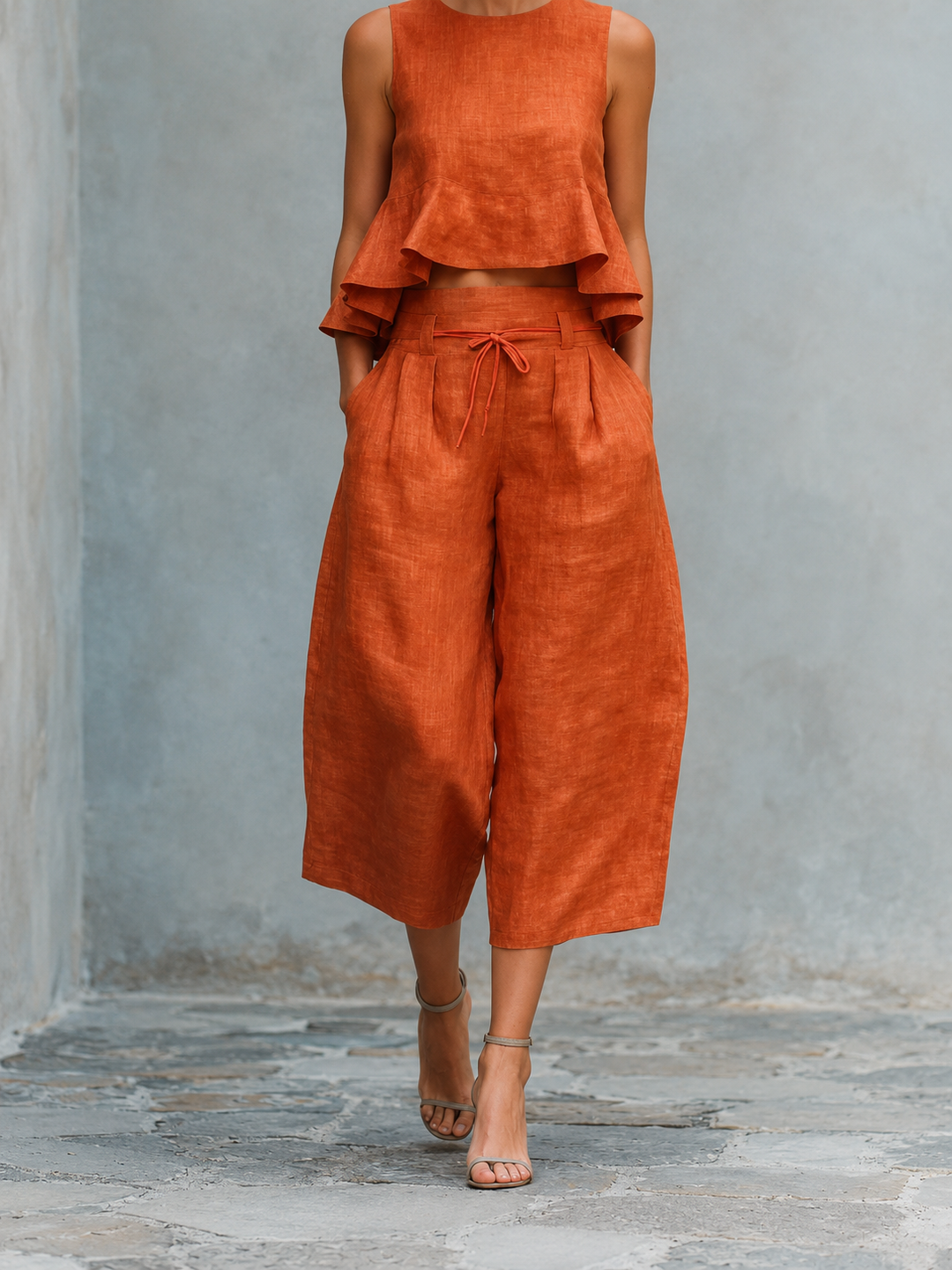 Freya Ensemble Deux Pièces pour Femme avec Bas Froncé