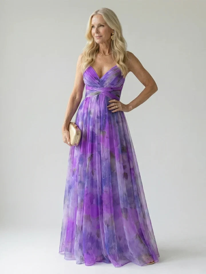 Isabella | Wrapped Floral Maxi Dress
