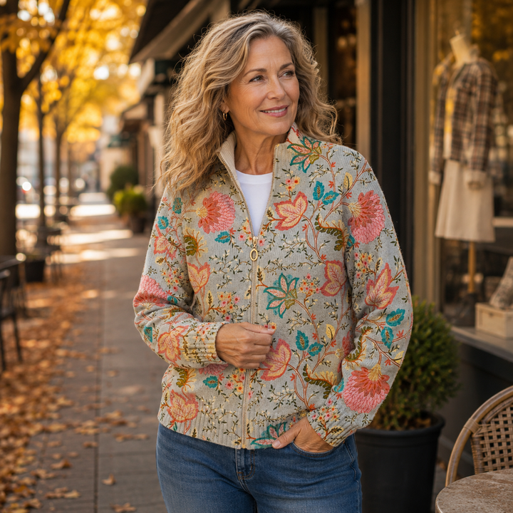 Xanthe™ | Imprimé Floral Vintage de Jardin