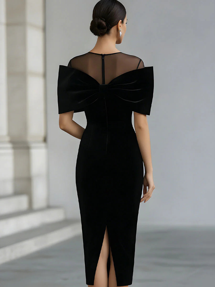 Audrey™ | Robe de Soirée Élégante avec Nœud