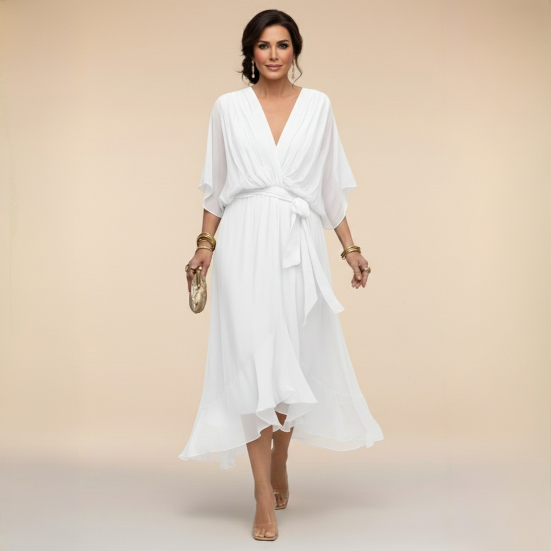 Monica | Robe col V
