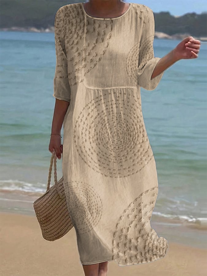 Gabrielle | Robe casual femme brodée