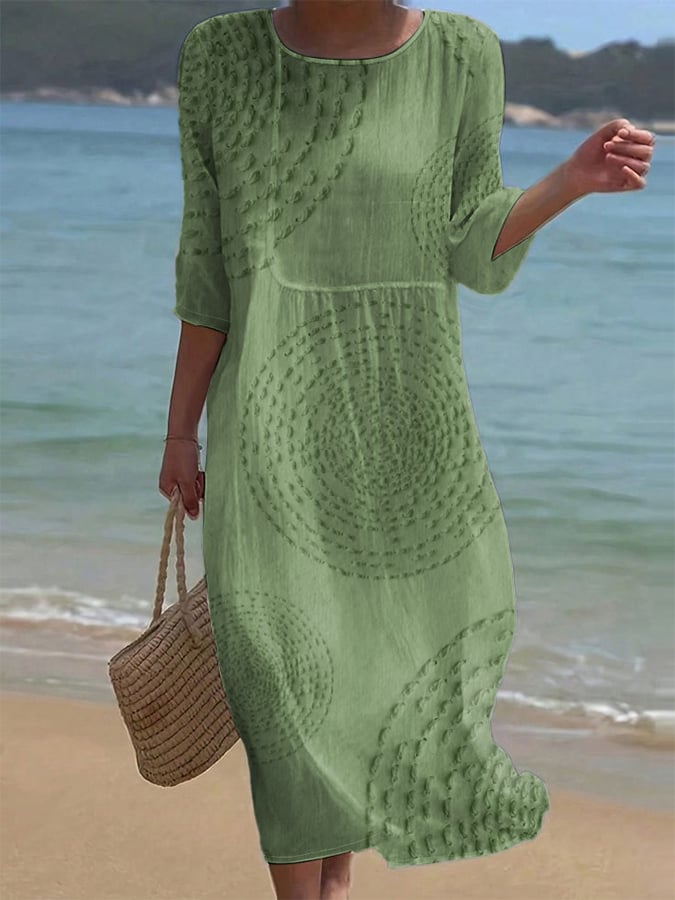 Gabrielle | Robe casual femme brodée