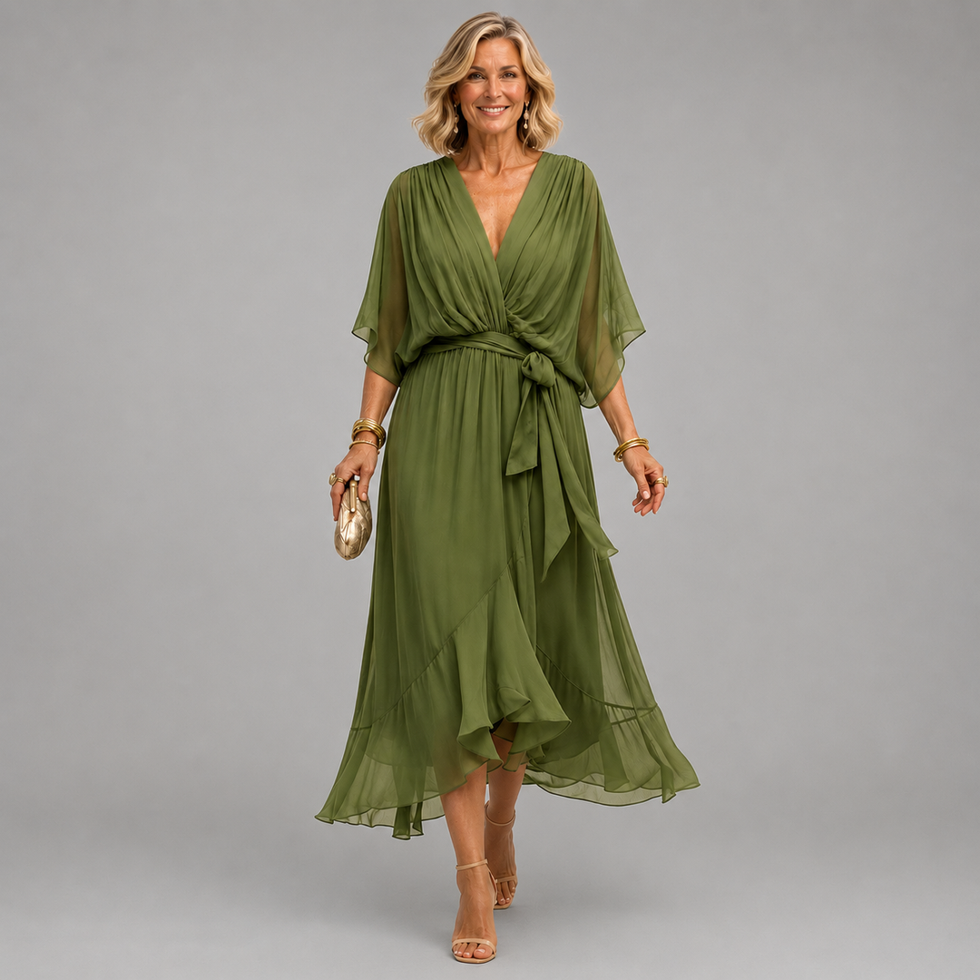 Monica | Robe col V