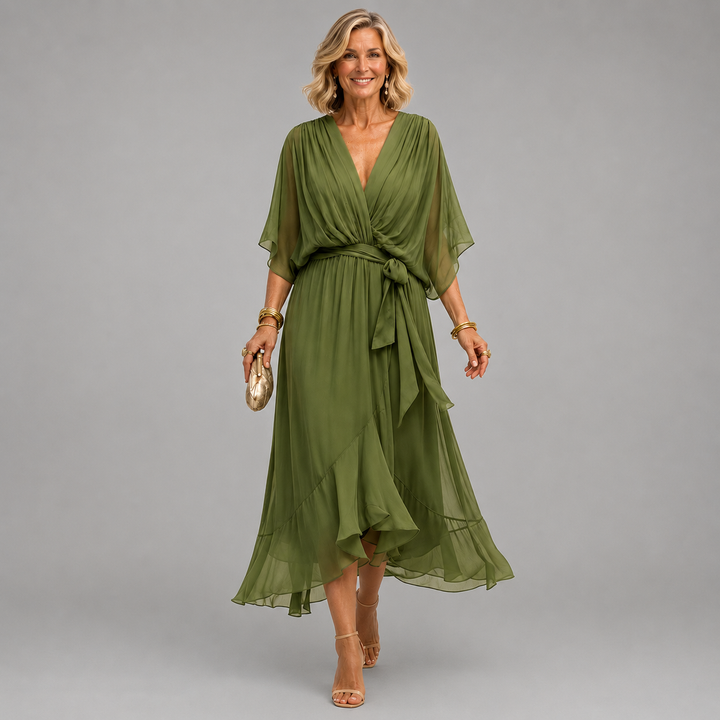 Monica | Robe col V