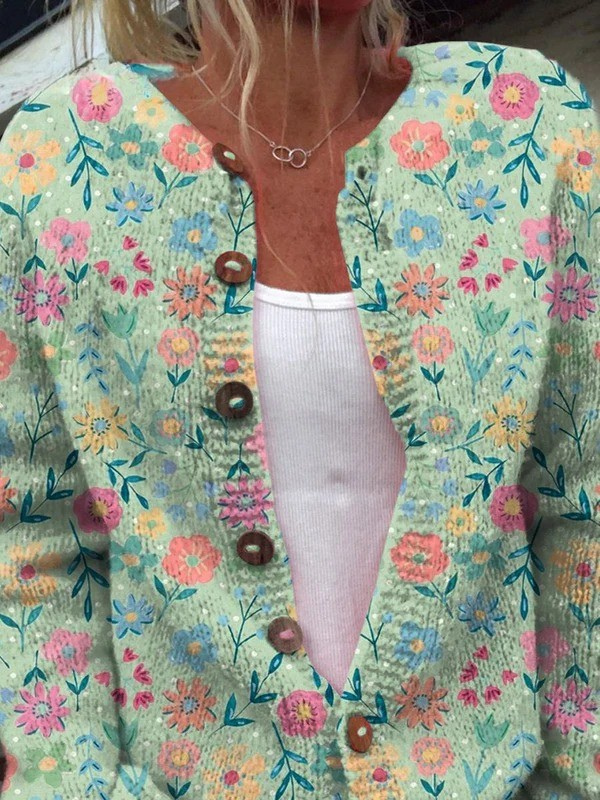 Foxfield™ | Cardigan Vintage Floral pour Femmes