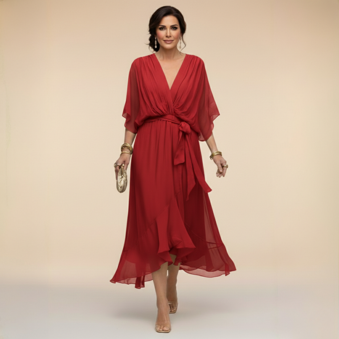 Monica | Robe col V
