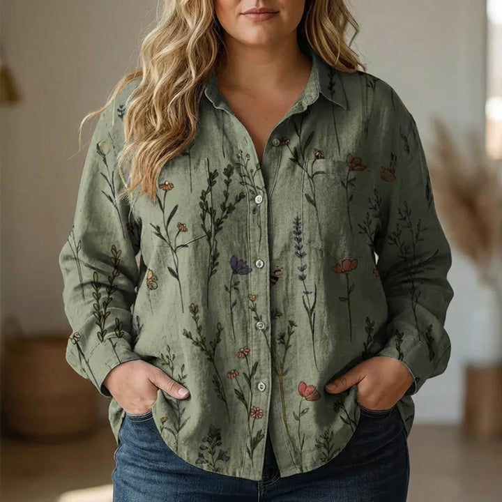 Posy | Blouse Vintage Motif Bohème