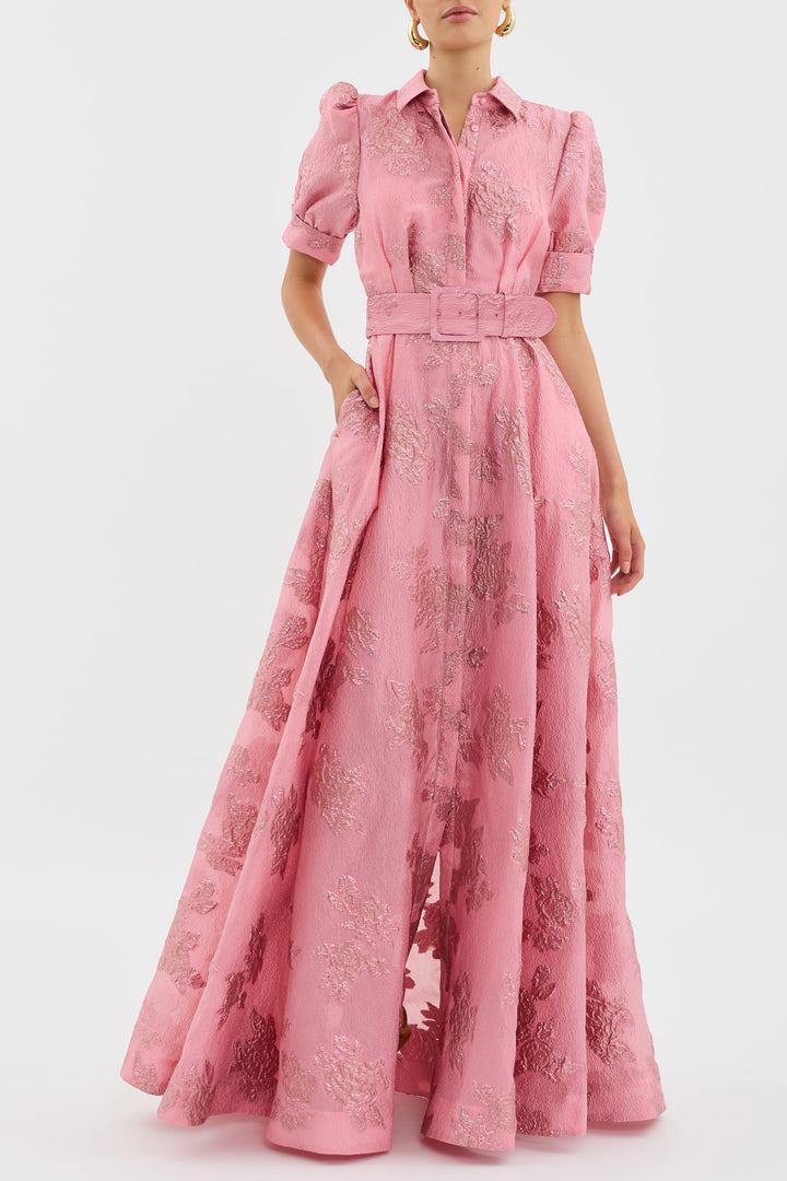 Elaine™ | Robe Maxi Élégante à Motif Floral