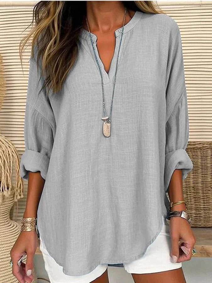 Carys | Chemisier Rayé Tendance