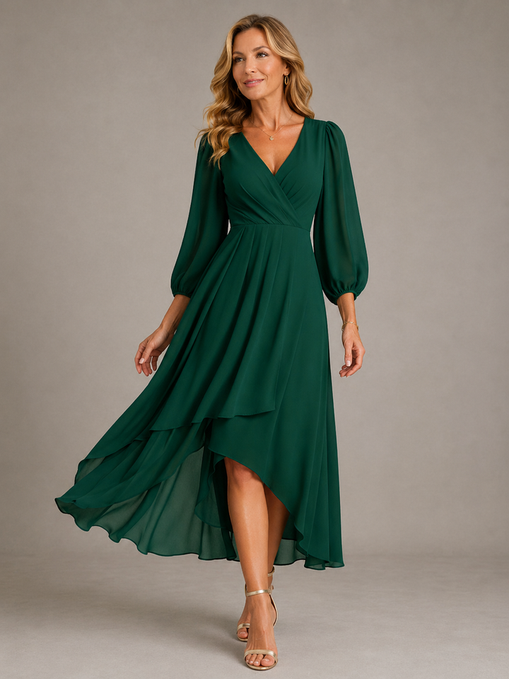 Mia™ | Robe Longue Élégante Décolletée