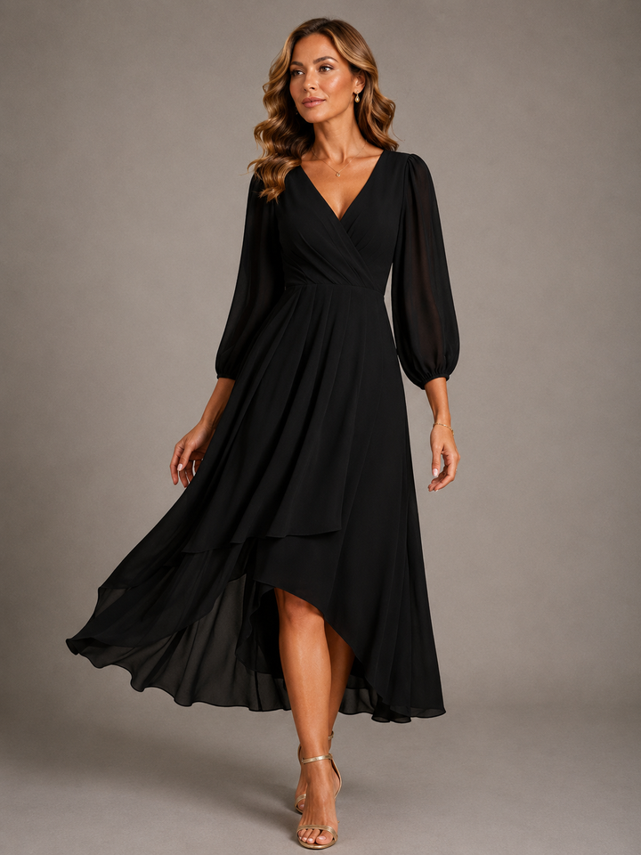 Mia™ | Robe Longue Élégante Décolletée