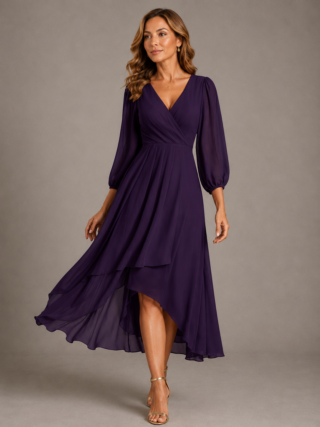 Mia™ | Robe Longue Élégante Décolletée