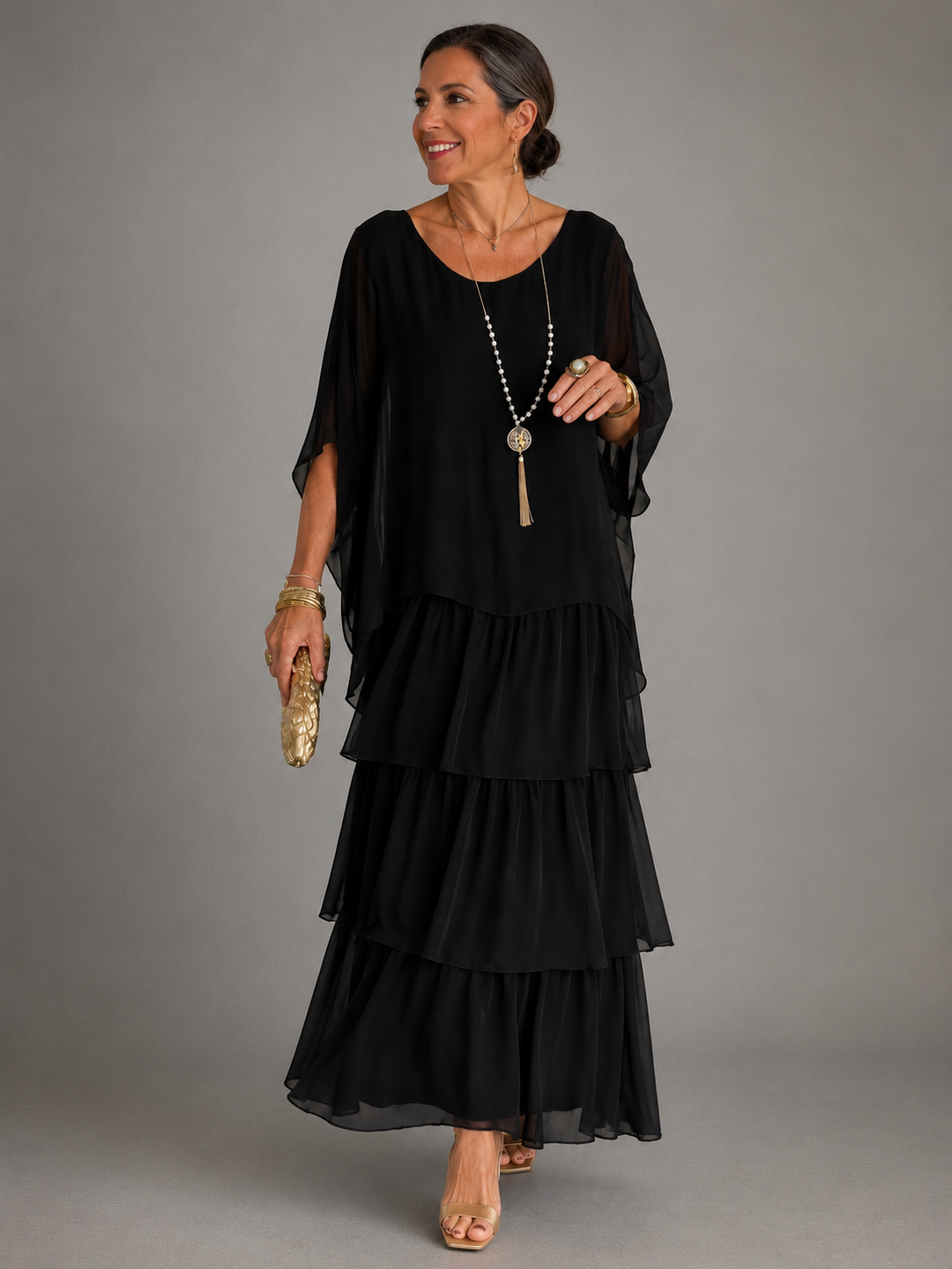 Lara™ | Élégante Robe Longue Fluide