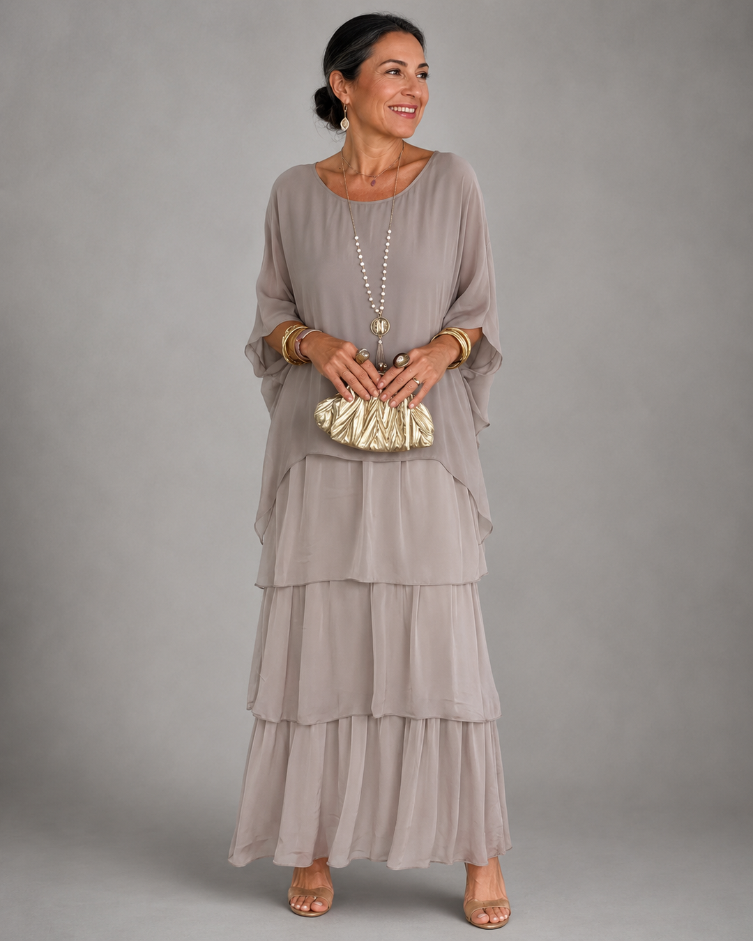 Lara™ | Élégante Robe Longue Fluide