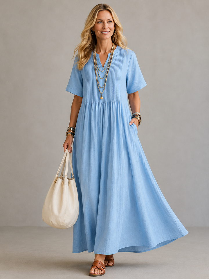 Nathalia™ | Robe Plissée