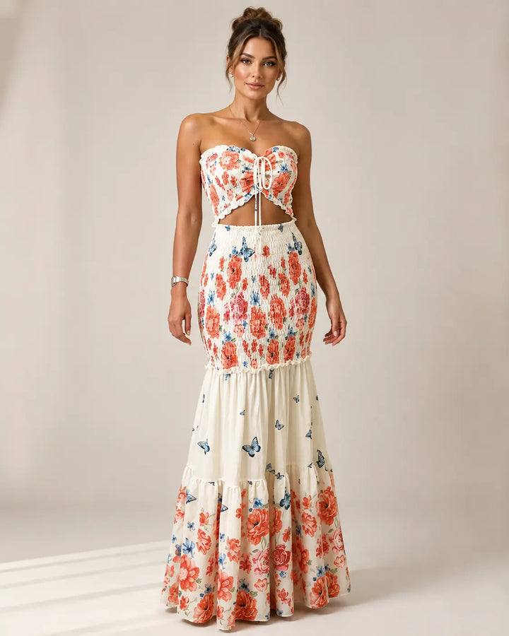 Alessia | Tropical Maxi Dress