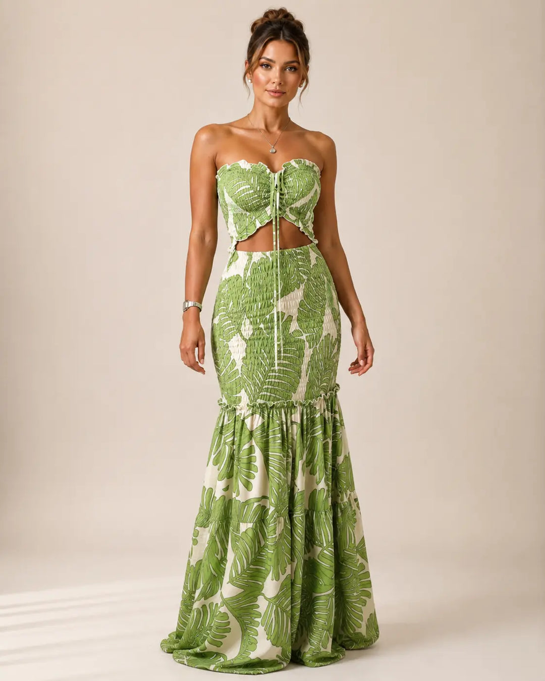 Alessia | Tropical Maxi Dress