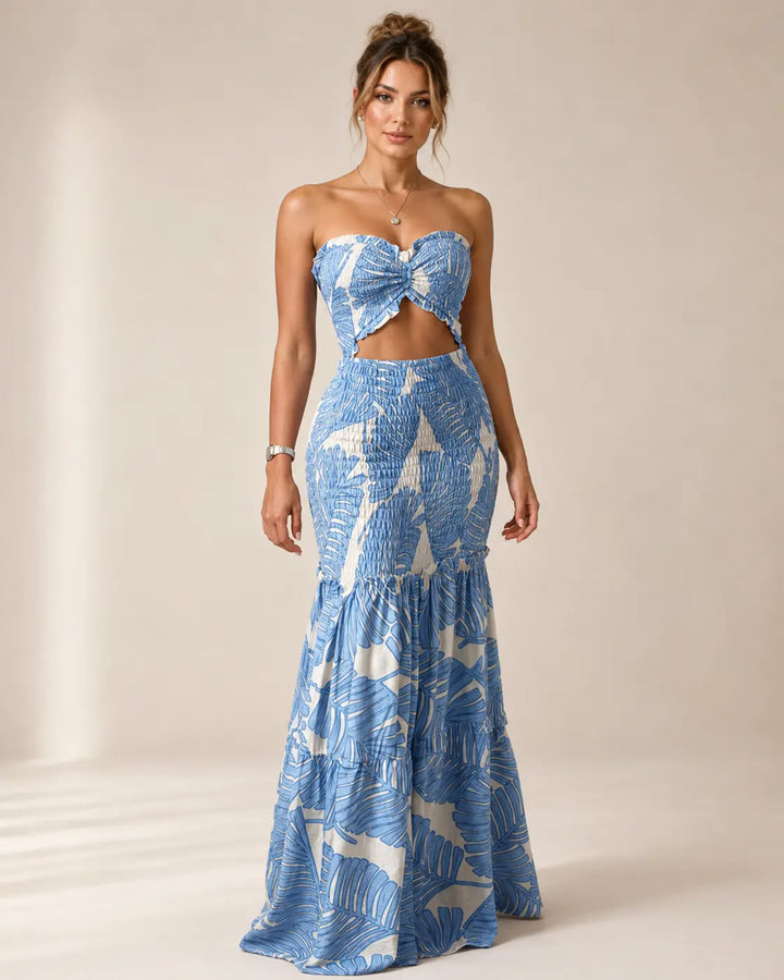 Alessia | Tropical Maxi Dress