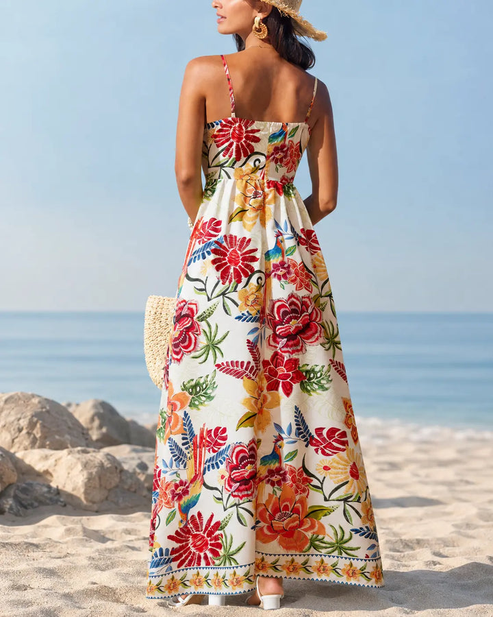 Marbella | Tropical Bloom Maxi Dress