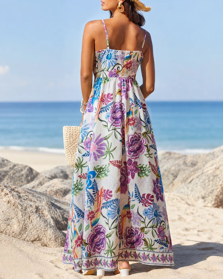 Marbella | Tropical Bloom Maxi Dress