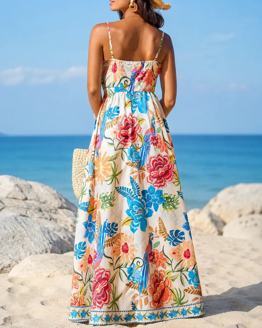 Marbella | Tropical Bloom Maxi Dress