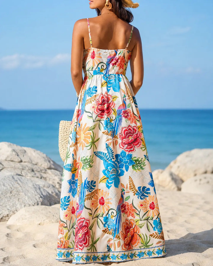 Marbella | Tropical Bloom Maxi Dress
