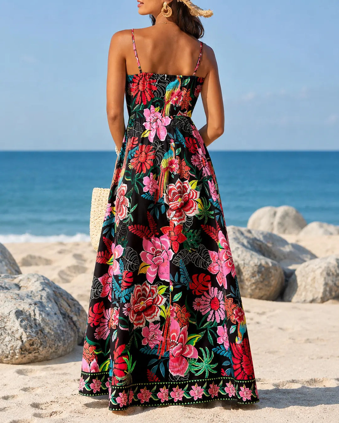 Marbella | Tropical Bloom Maxi Dress