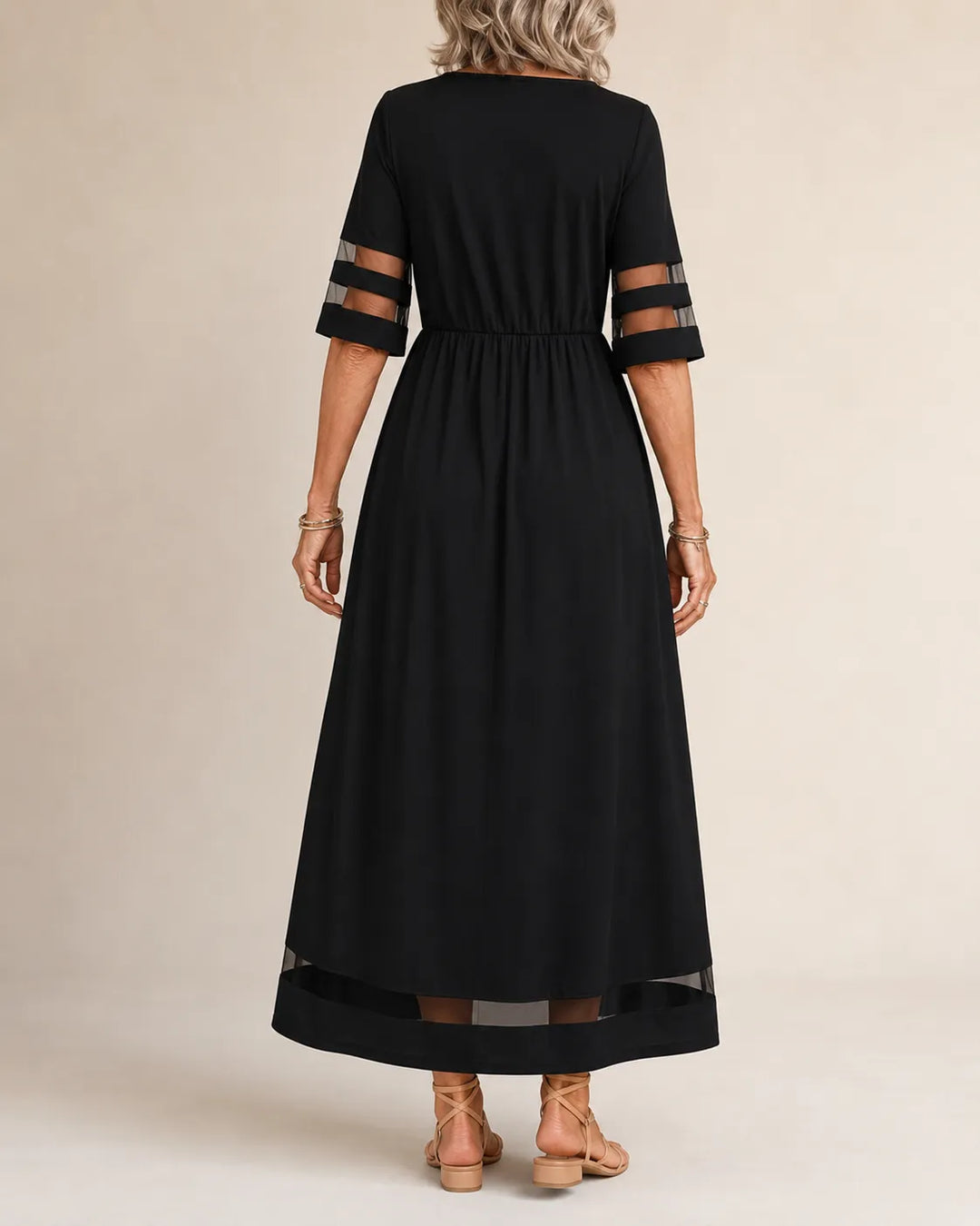 Aubrey™ – Robe Midi Affinante à Ventre Lissé