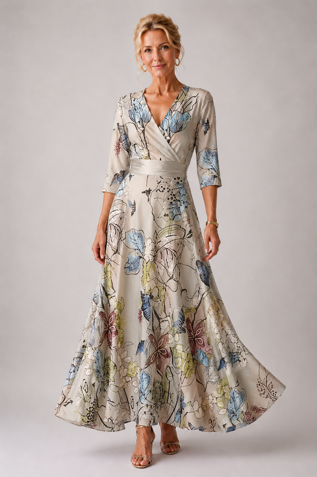 Ysa | Robe Chic avec Imprimé Floral