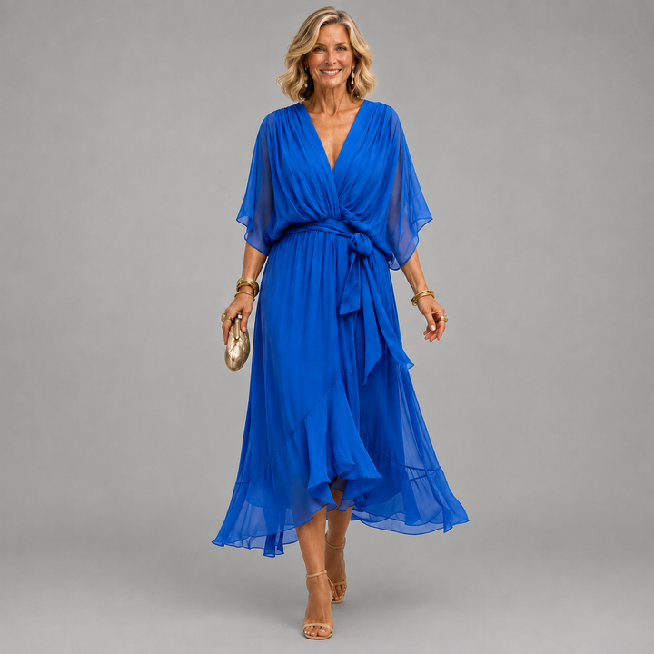 Monica | Robe col V